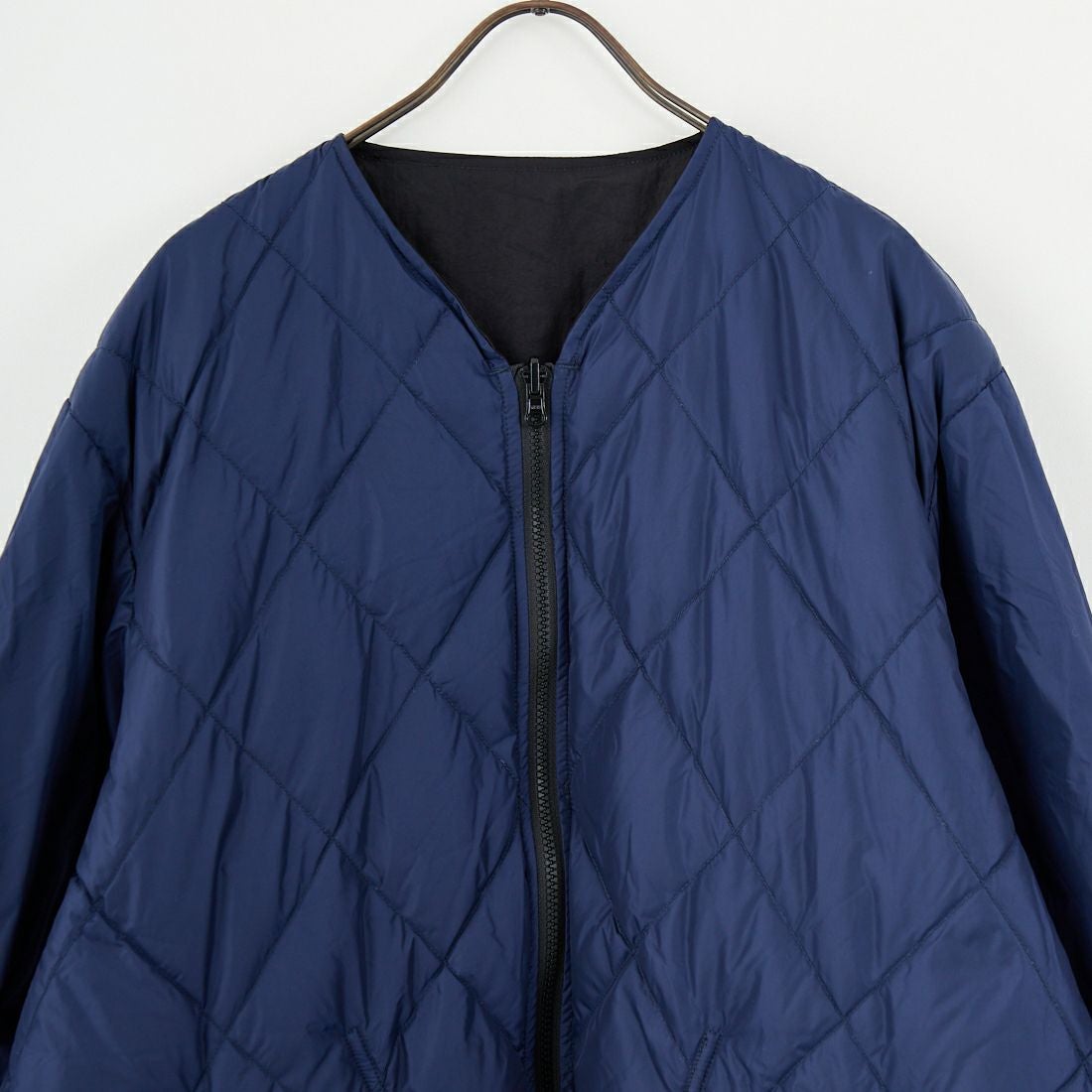 MANUAL ALPHABET × NANGA [マニュアルアルファベット × ナンガ] リバーシブル キルティングダウンコート [MA-J-377] BLACK