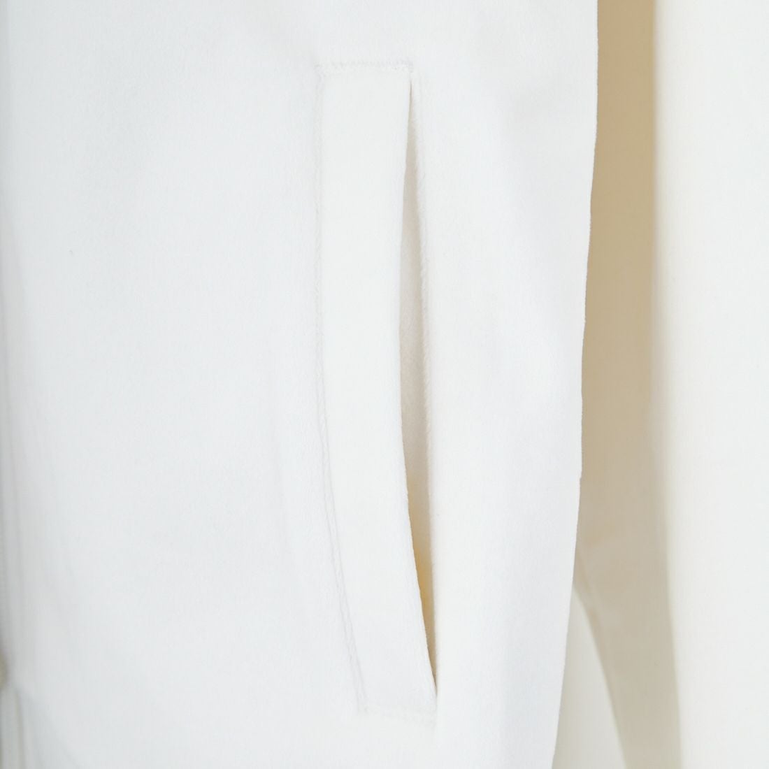 SY32 [エスワイサーティトゥ] ベロア 3レイヤージップフーディ [15518] WHITE