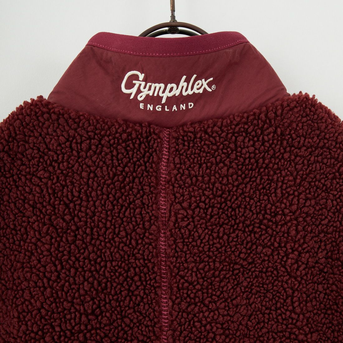 Gymphlex [ジムフレックス] コージーライトボア ショートベスト [GY-A0568BOL] DK.RED