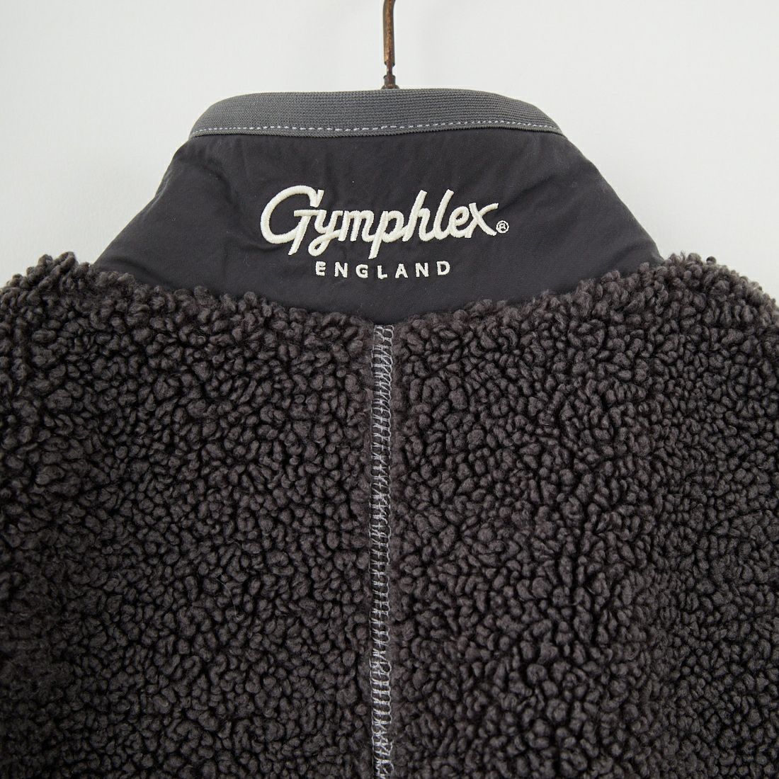 Gymphlex [ジムフレックス] コージーライトボア ショートベスト [GY-A0568BOL] COAL GREY