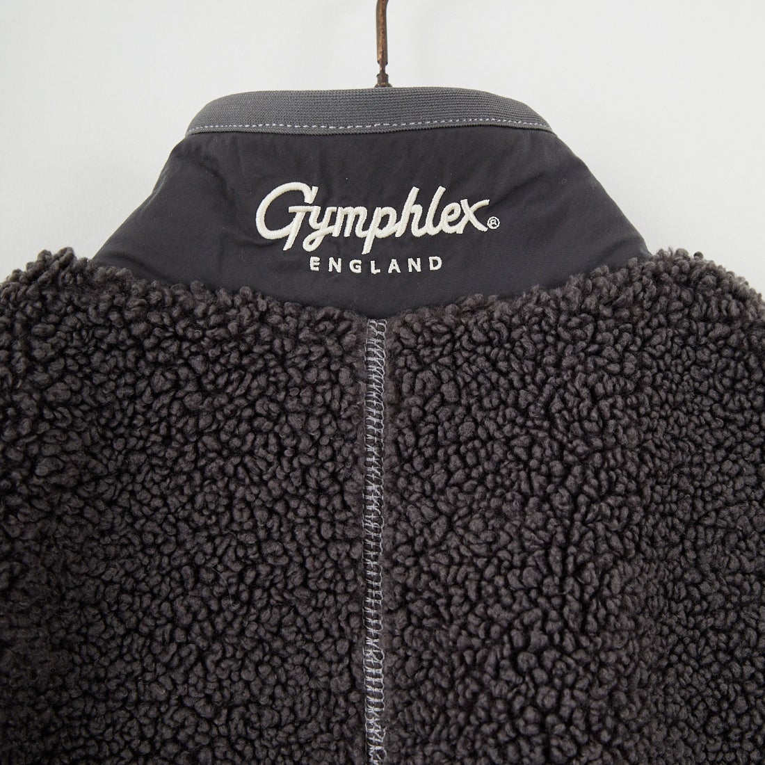 Gymphlex [ジムフレックス] コージーライトボア ショートベスト [GY-A0568BOL] COAL GREY