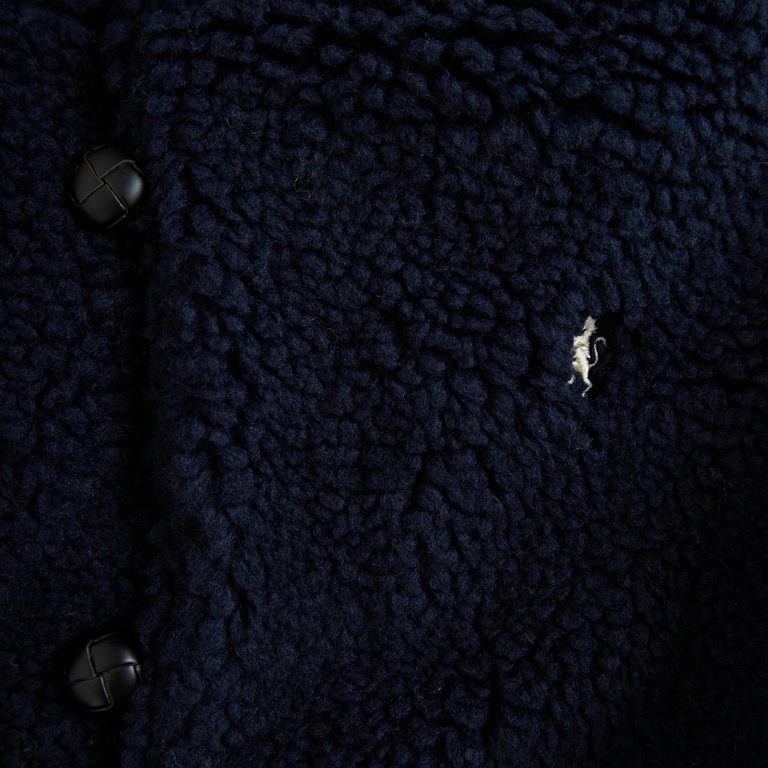 Gymphlex [ジムフレックス] ボアフードショートジャケット [GY-A0725BOA] NAVY