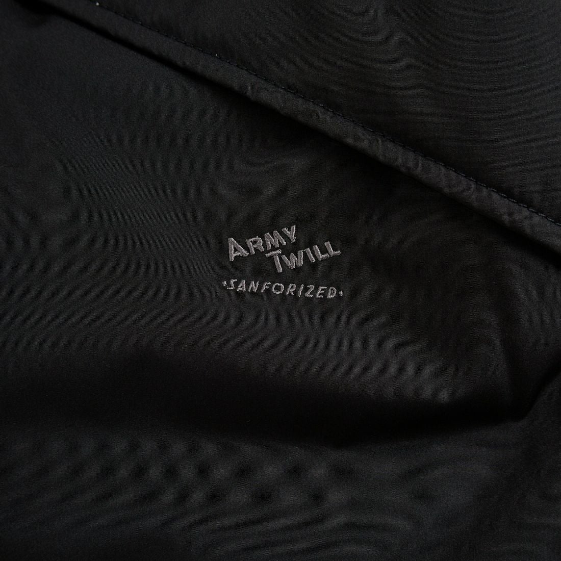 ARMY TWILL SANFORIZED [アーミーツイル サンフォライズド] Pe Weather パディングジャケット [AM-2554006] BLACK