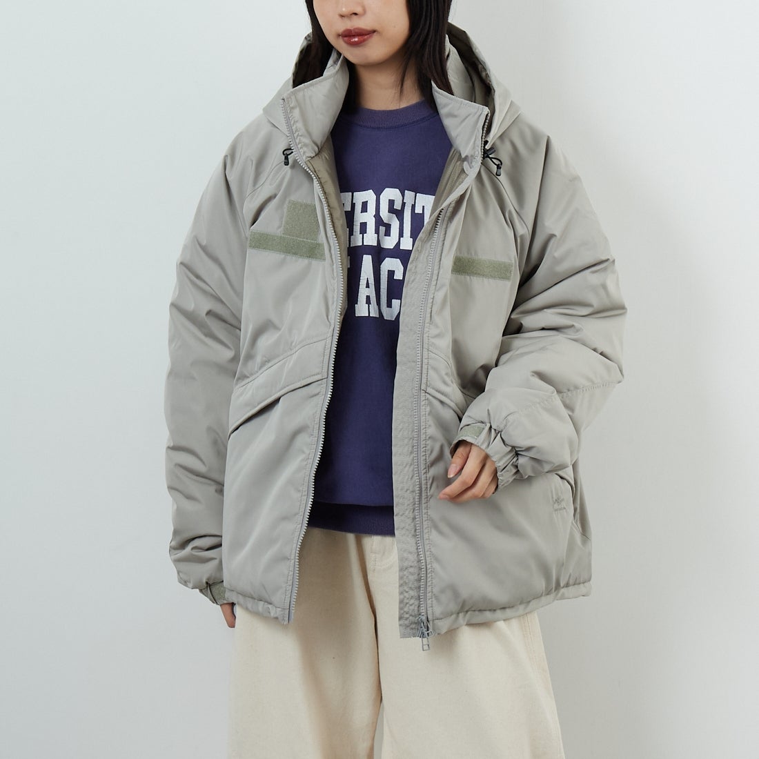 GRAY&&モデル身長：162cm 着用サイズ：S&&