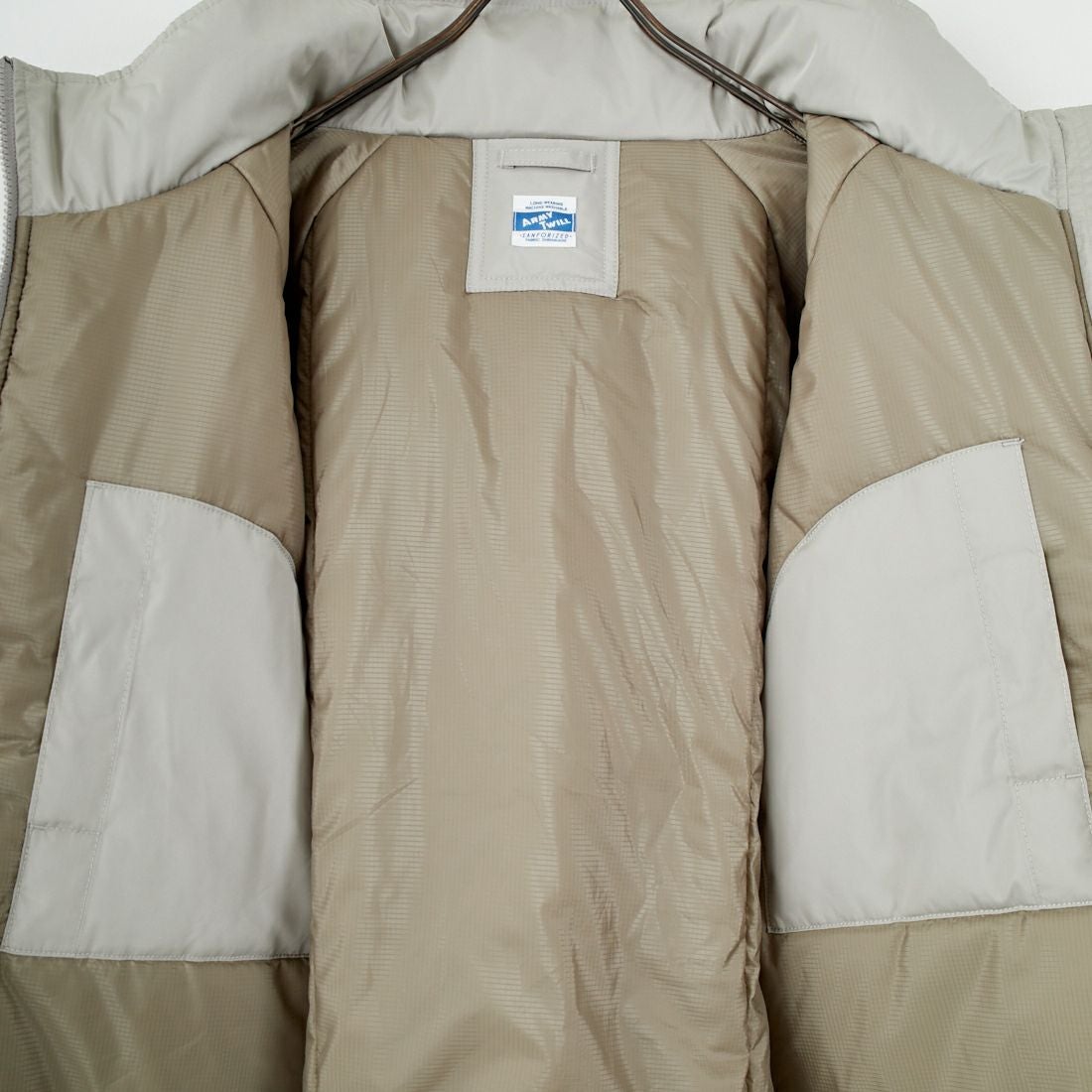 ARMY TWILL SANFORIZED [アーミーツイル サンフォライズド] Pe Weather パディングジャケット [AM-2554006] GRAY