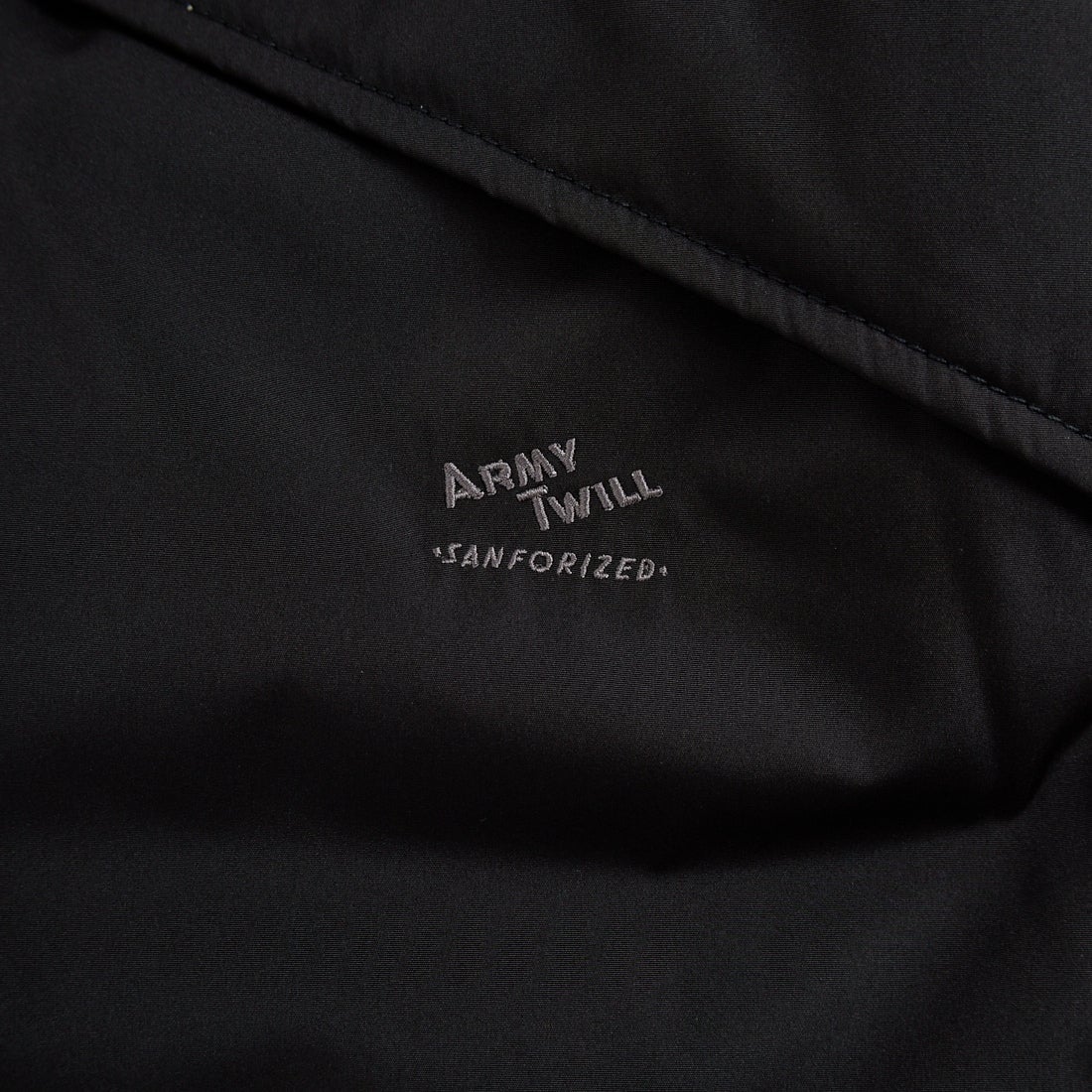 ARMY TWILL SANFORIZED [アーミーツイル サンフォライズド] Pe Weather パディングジャケット [AM-2554006] BLACK