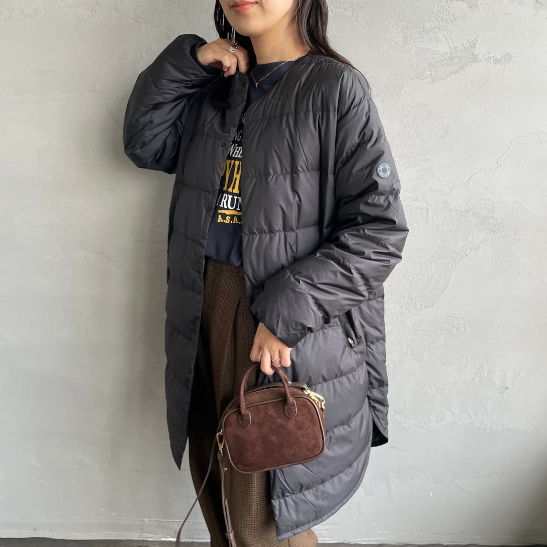 BLACK&&モデル身長：160cm 着用サイズ：2&&