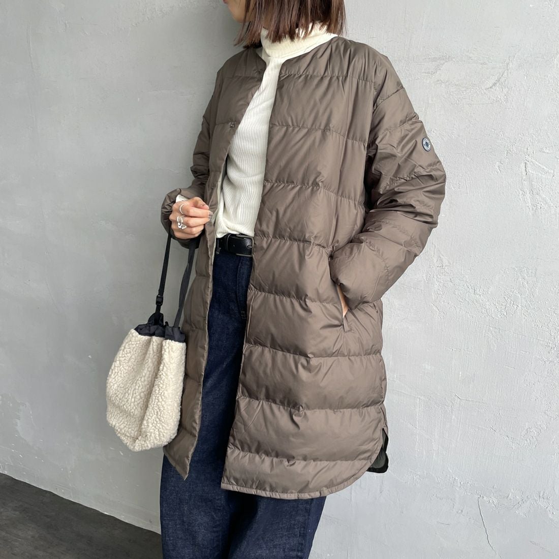 OLIVE GREE&&モデル身長：159cm 着用サイズ：2&&