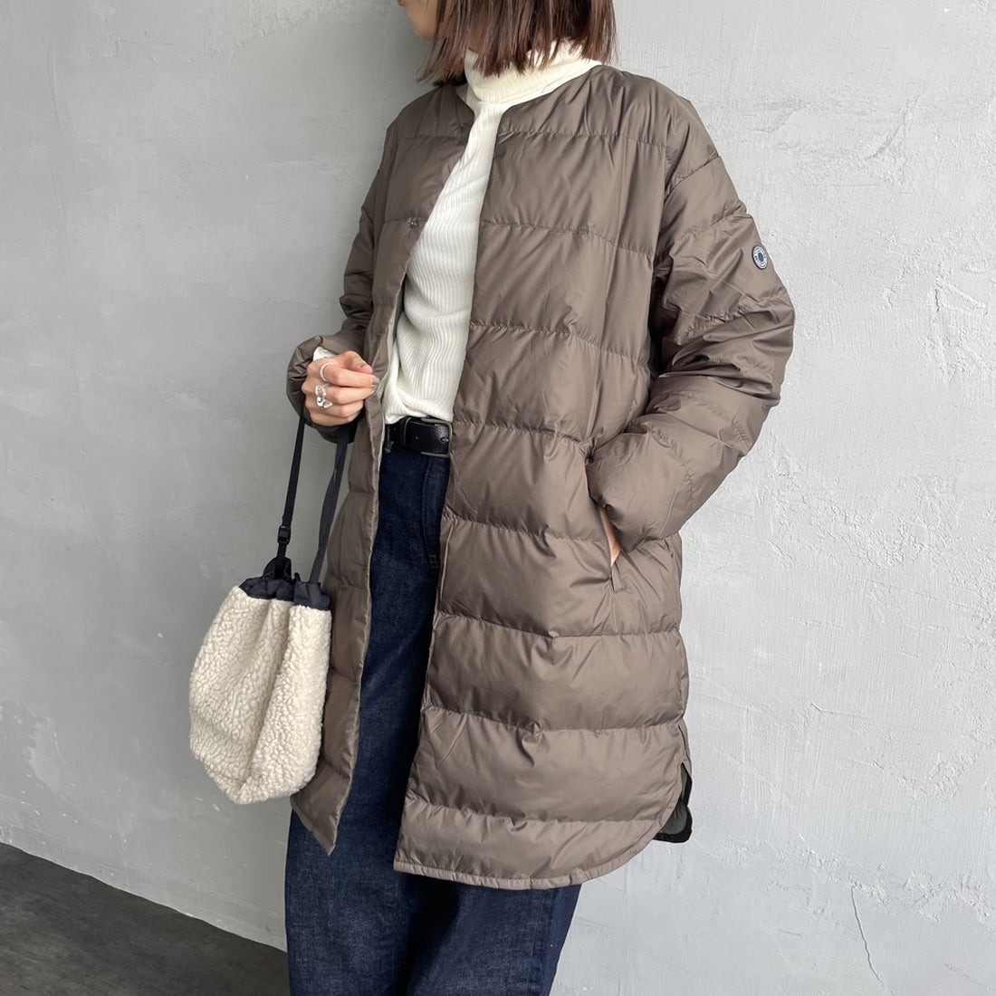 OLIVE GREE&&モデル身長：159cm 着用サイズ：2&&