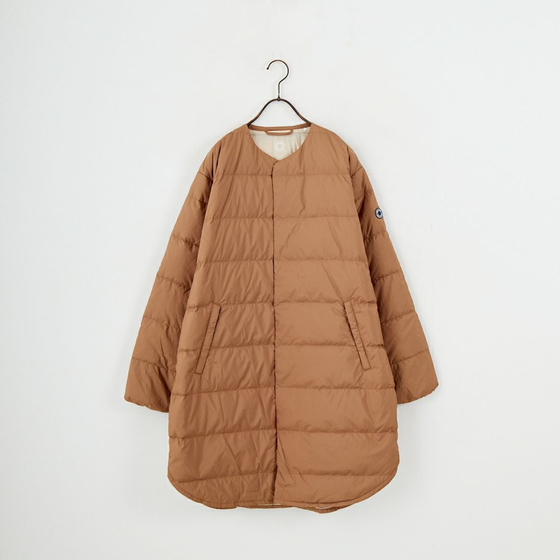 ORCIVAL [オーシバル] ラウンドネックロングコート [OR-A0602DPR] CAMEL