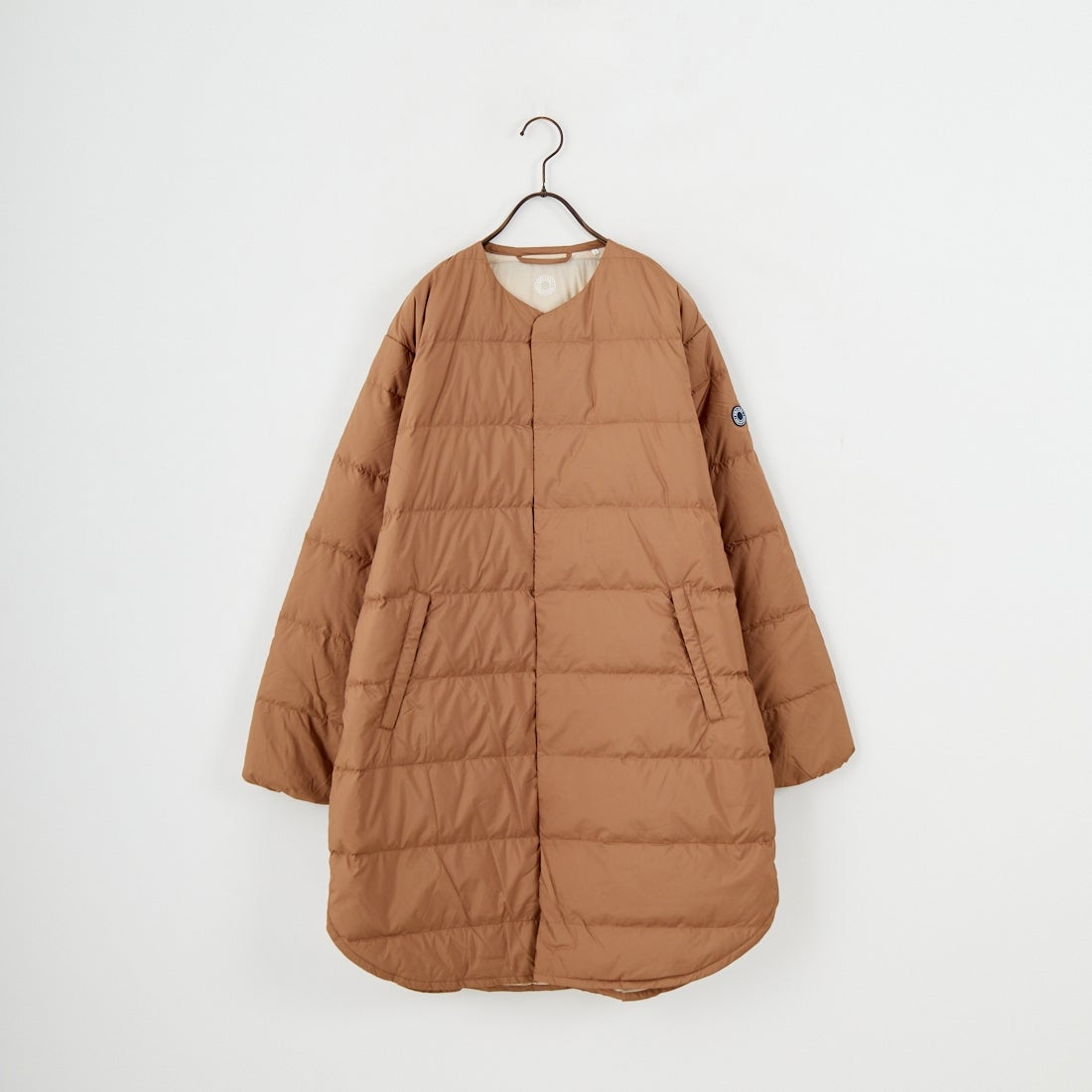 ORCIVAL [オーシバル] ラウンドネックロングコート [OR-A0602DPR] CAMEL