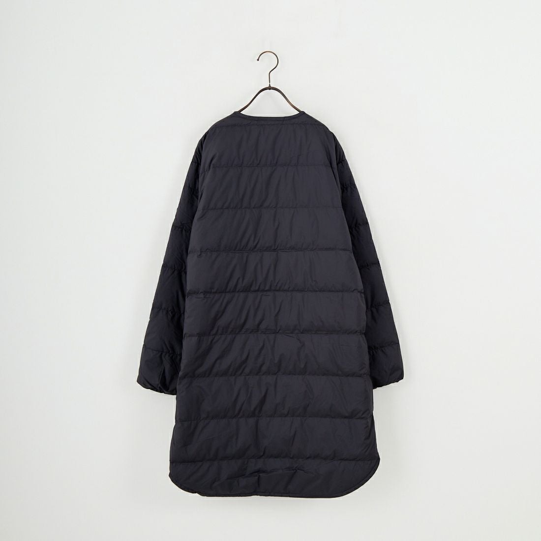 ORCIVAL [オーシバル] ラウンドネックロングコート [OR-A0602DPR] BLACK