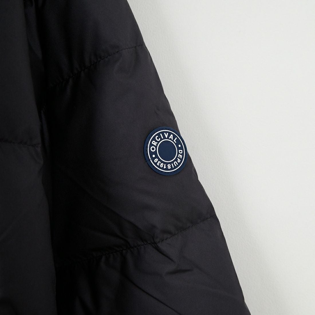 ORCIVAL [オーシバル] ラウンドネックロングコート [OR-A0602DPR] BLACK