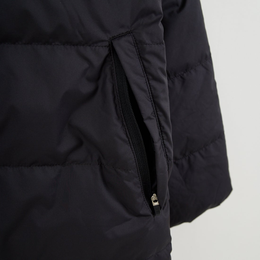 ORCIVAL [オーシバル] ラウンドネックロングコート [OR-A0602DPR] BLACK