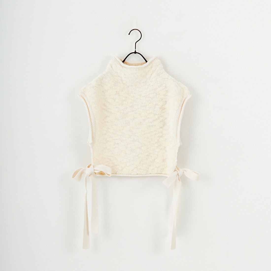 UNFIL [アンフィル] ランダムウール&ウーレンコットン ハイネックベスト [WVFL-UW122] OFF WHITE