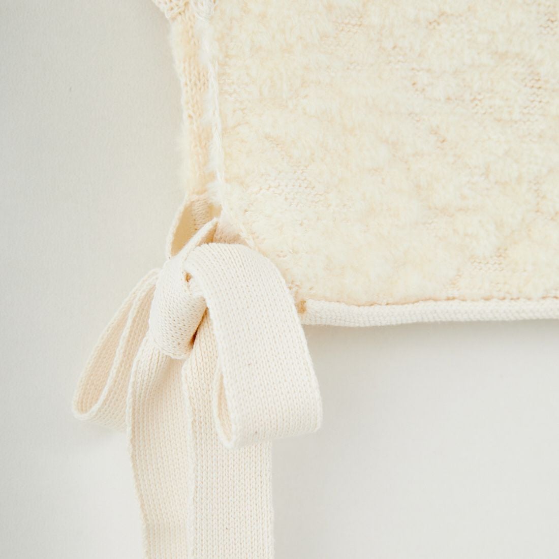 UNFIL [アンフィル] ランダムウール&ウーレンコットン ハイネックベスト [WVFL-UW122] OFF WHITE