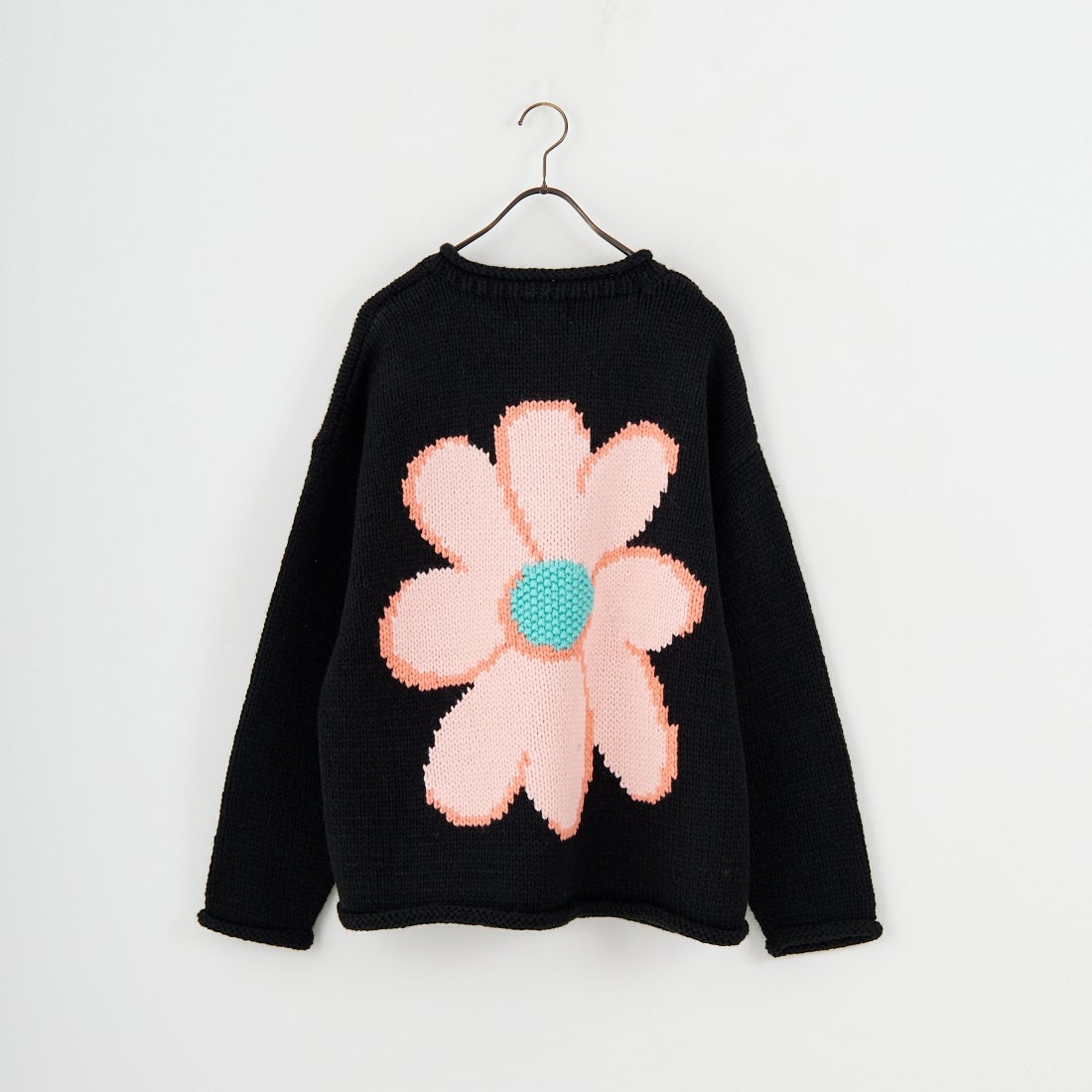 ChahChah [チャーチャー] フラワーwithラブ ハンドニット [CC-25FW-KN01] BLACK