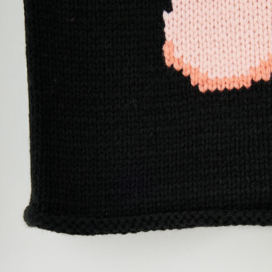 ChahChah [チャーチャー] フラワーwithラブ ハンドニット [CC-25FW-KN01] BLACK