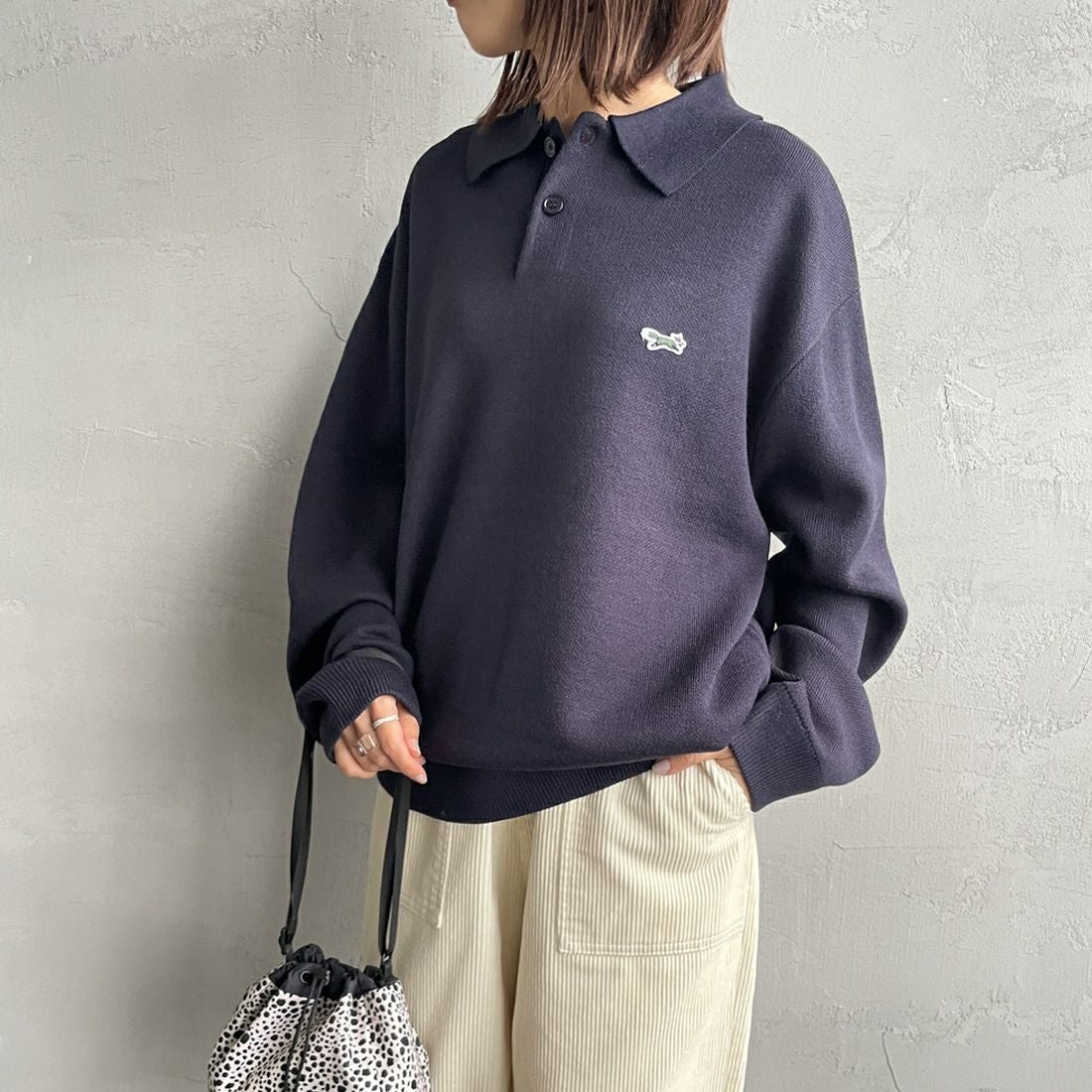 NAVY&&モデル身長：159cm 着用サイズ：S&&