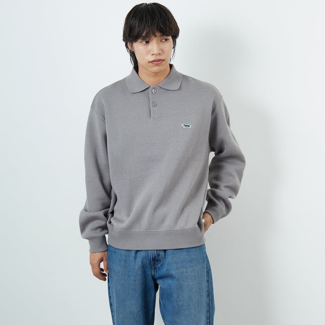 GRAY&&モデル身長：179cm 着用サイズ：M&&