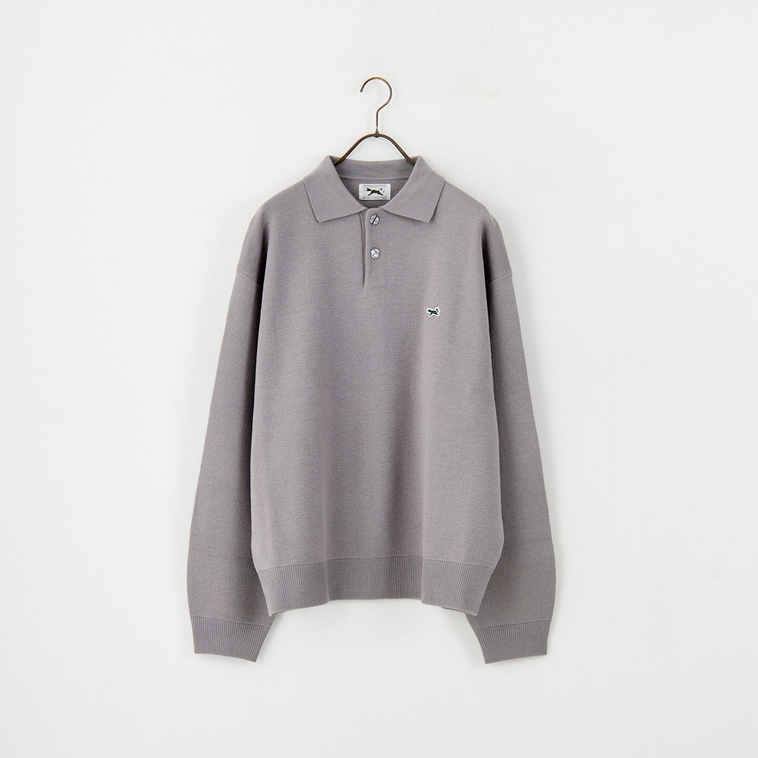 THE FOX [ザフォックス] 別注 ポロカラーニット [JFL25AW-04-JF] GRAY