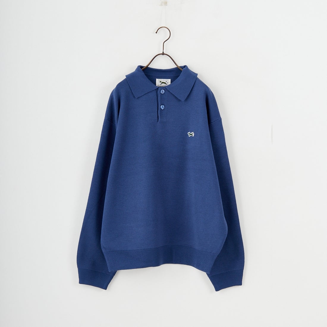 THE FOX [ザフォックス] 別注 ポロカラーニット [JFL25AW-04-JF] BLUE