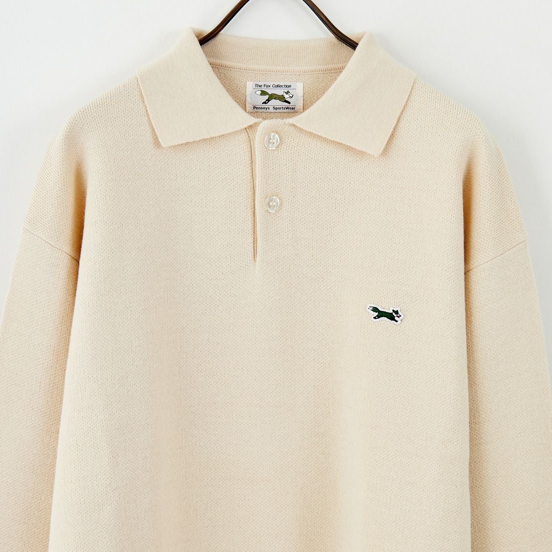 THE FOX [ザフォックス] 別注 ポロカラーニット [JFL25AW-04-JF] NATURAL