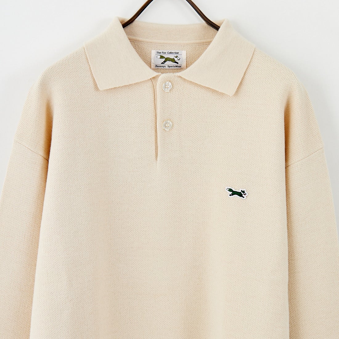 THE FOX [ザフォックス] 別注 ポロカラーニット [JFL25AW-04-JF] NATURAL
