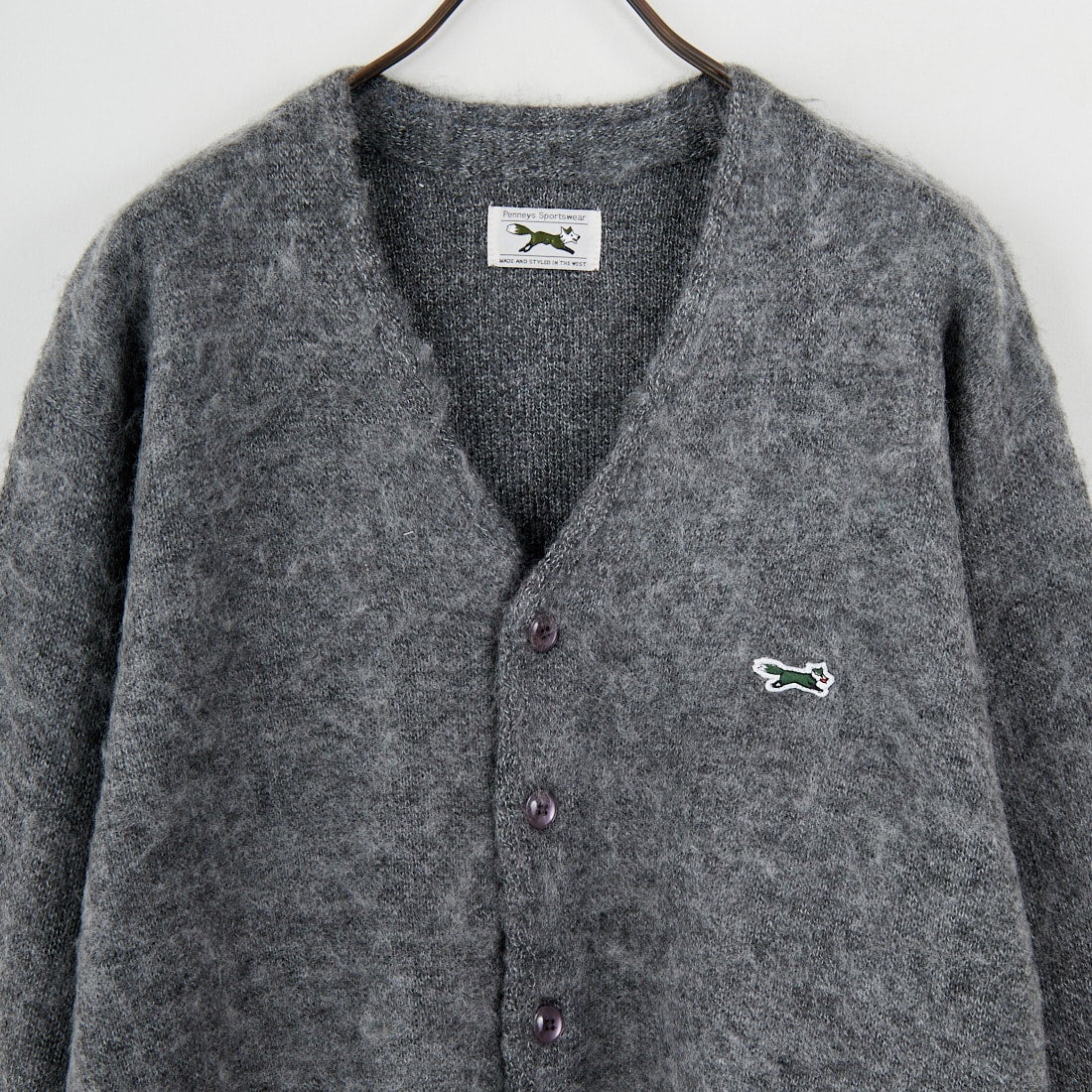 THE FOX [ザフォックス] 別注 シャギーニットカーディガン [JFL25AW-05-JF] GRAY