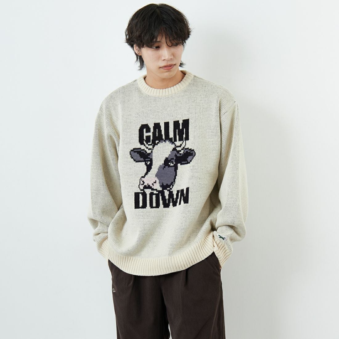 NATURAL&&モデル身長：179cm 着用サイズ：L&&