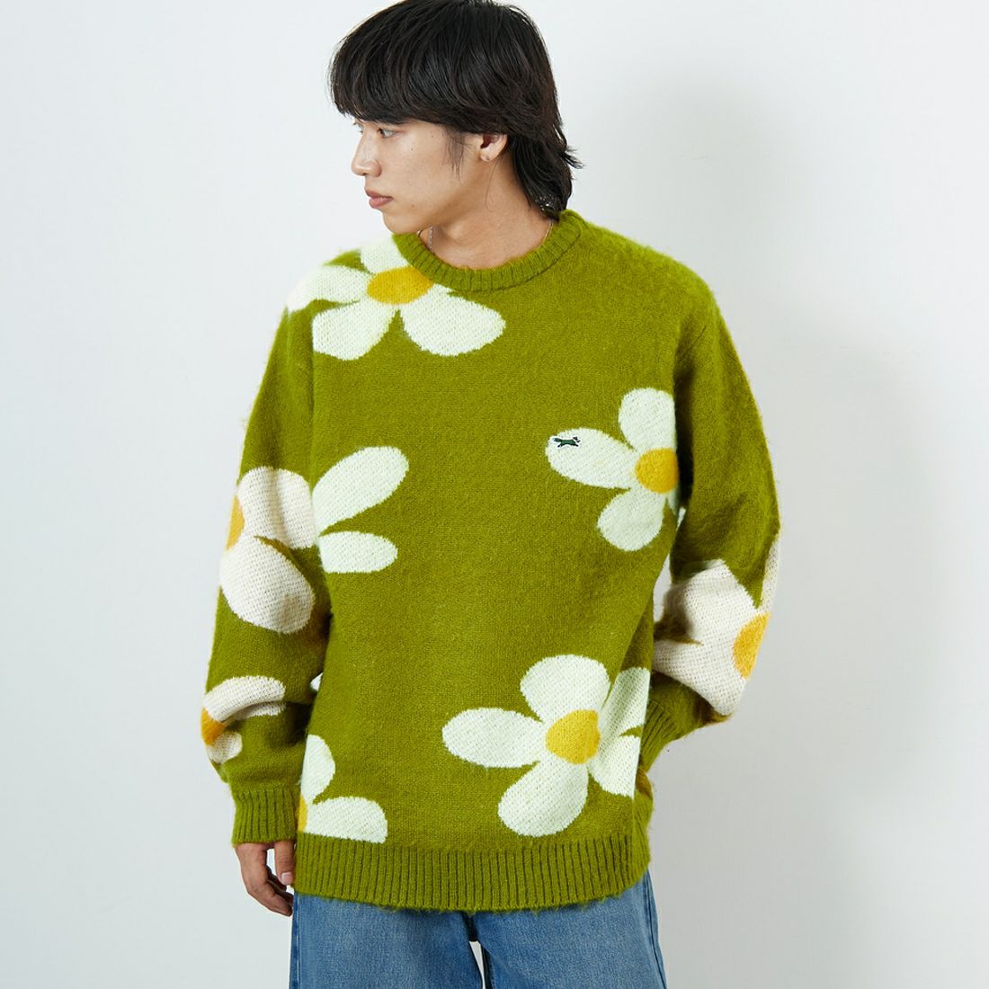 THE FOX [ザフォックス] 別注 ジャギークルーネックニット [JFL25AW-06-JF]