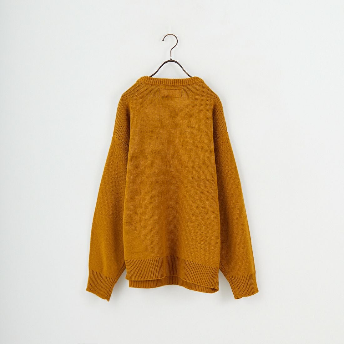 UNIVERSAL OVERALL [ユニバーサルオーバーオール] 別注 カレッジロゴニットセーター [U2533301IN-JF] BEIGE