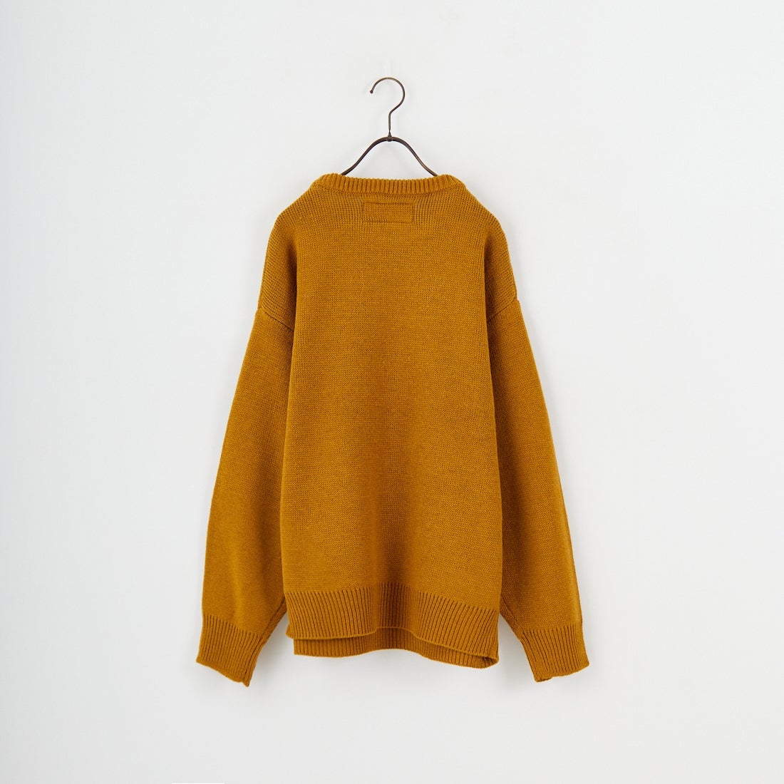 UNIVERSAL OVERALL [ユニバーサルオーバーオール] 別注 カレッジロゴニットセーター [U2533301IN-JF] BEIGE
