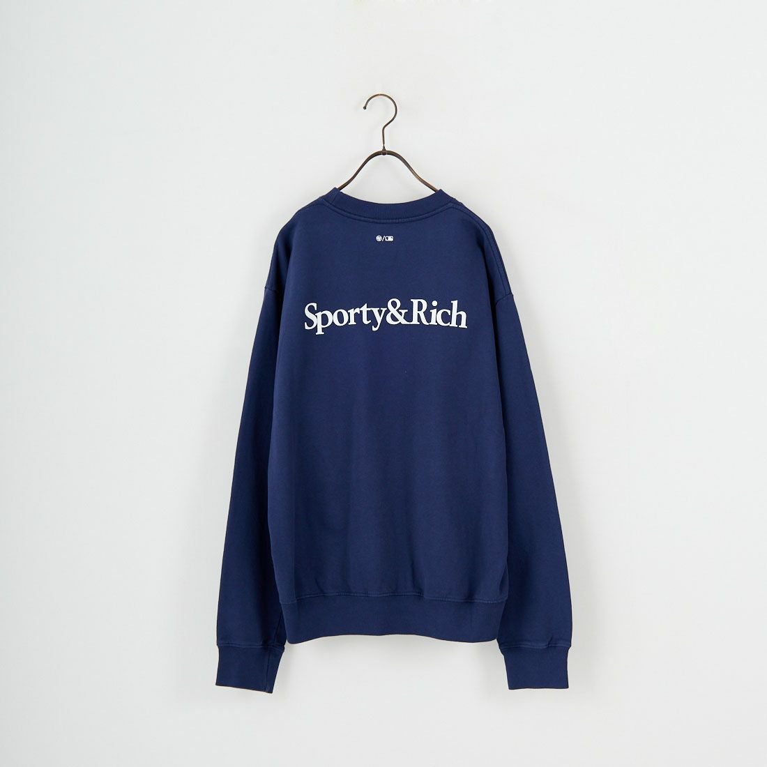 Sporty&Rich [スポーティアンドリッチ] NY セリフロゴクルーネックスウェット [ST071623631] DK.NAVY