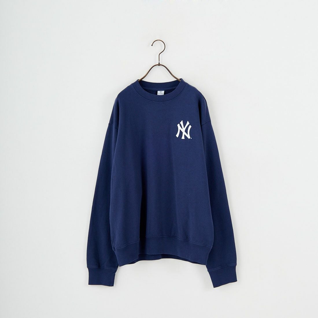 Sporty&Rich [スポーティアンドリッチ] NY セリフロゴクルーネックスウェット [ST071623631] DK.NAVY