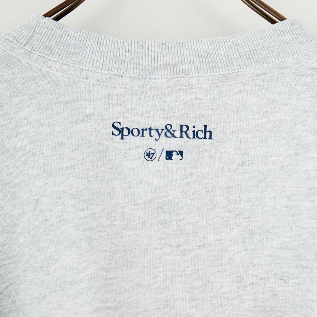 Sporty&Rich [スポーティアンドリッチ] NY アイビークルーネックスウェット [ST071623660] H.GRAY