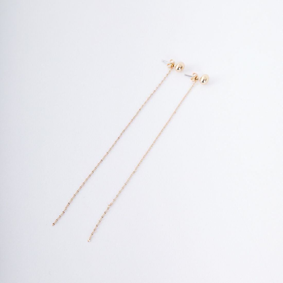 CHIGNON [シニヨン] プチエッグ&チェーン2WAYピアス [0055-340SH] GOLD