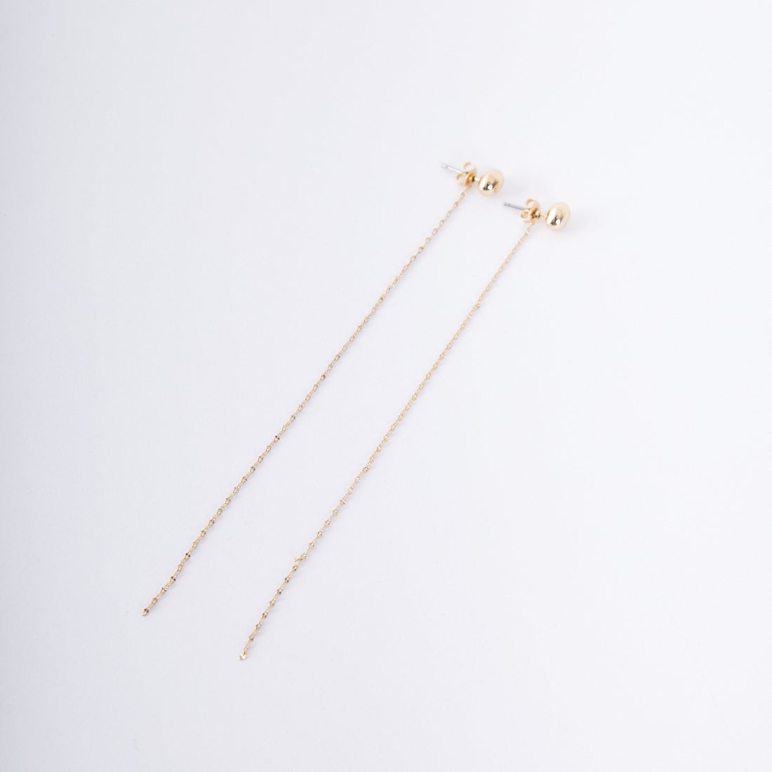 CHIGNON [シニヨン] プチエッグ&チェーン2WAYピアス [0055-340SH] GOLD