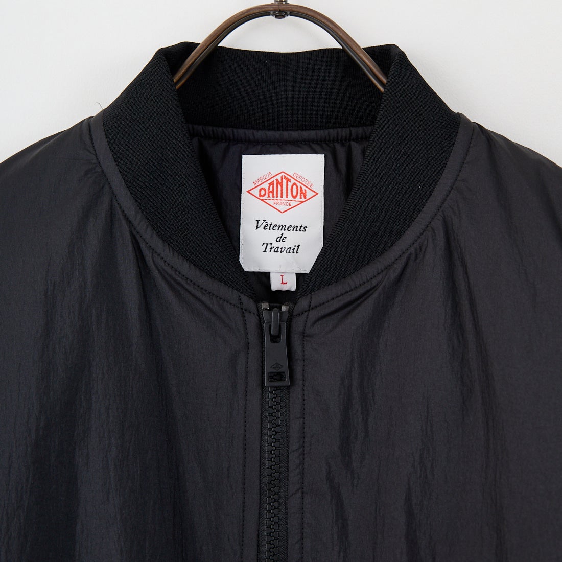DANTON [ダントン] ナイロンボンバージャケット [DT-A0705PRD] BLACK