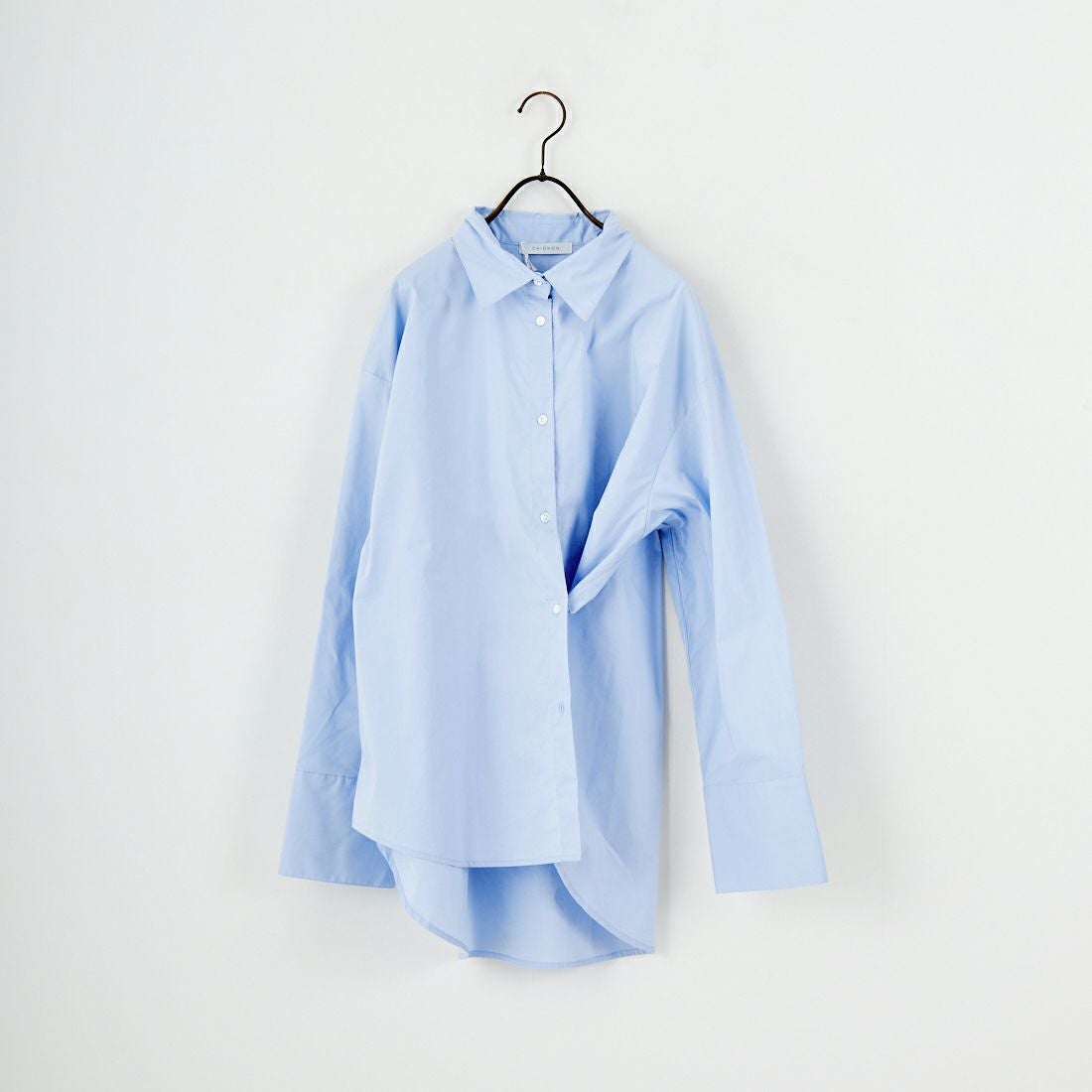 CHIGNON [シニヨン] 2WAYプリントシャツ [1555-219KK] SAX