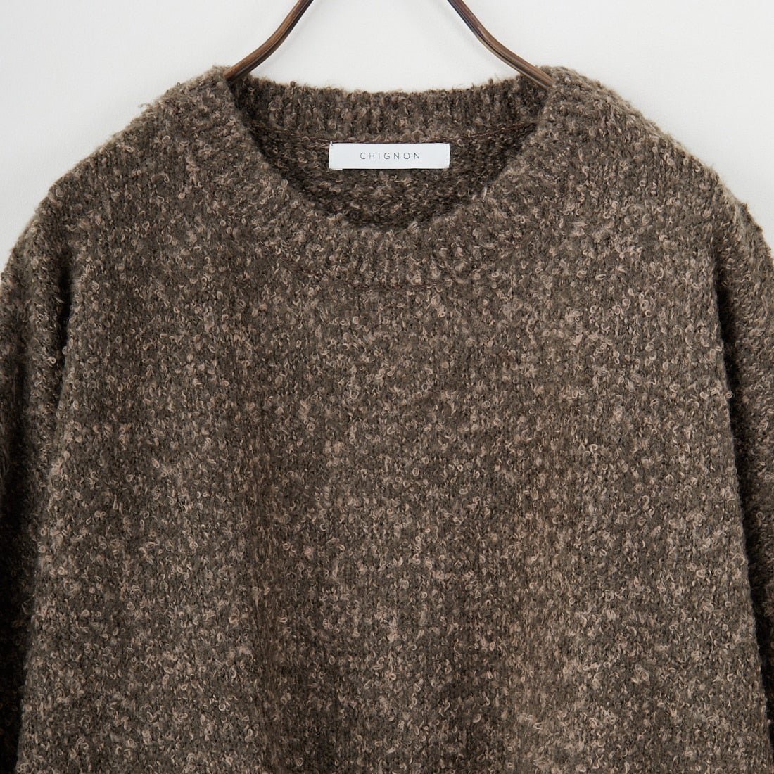CHIGNON [シニヨン] ブークレビッグプルオーバー [9555-299JR] CHARCOAL