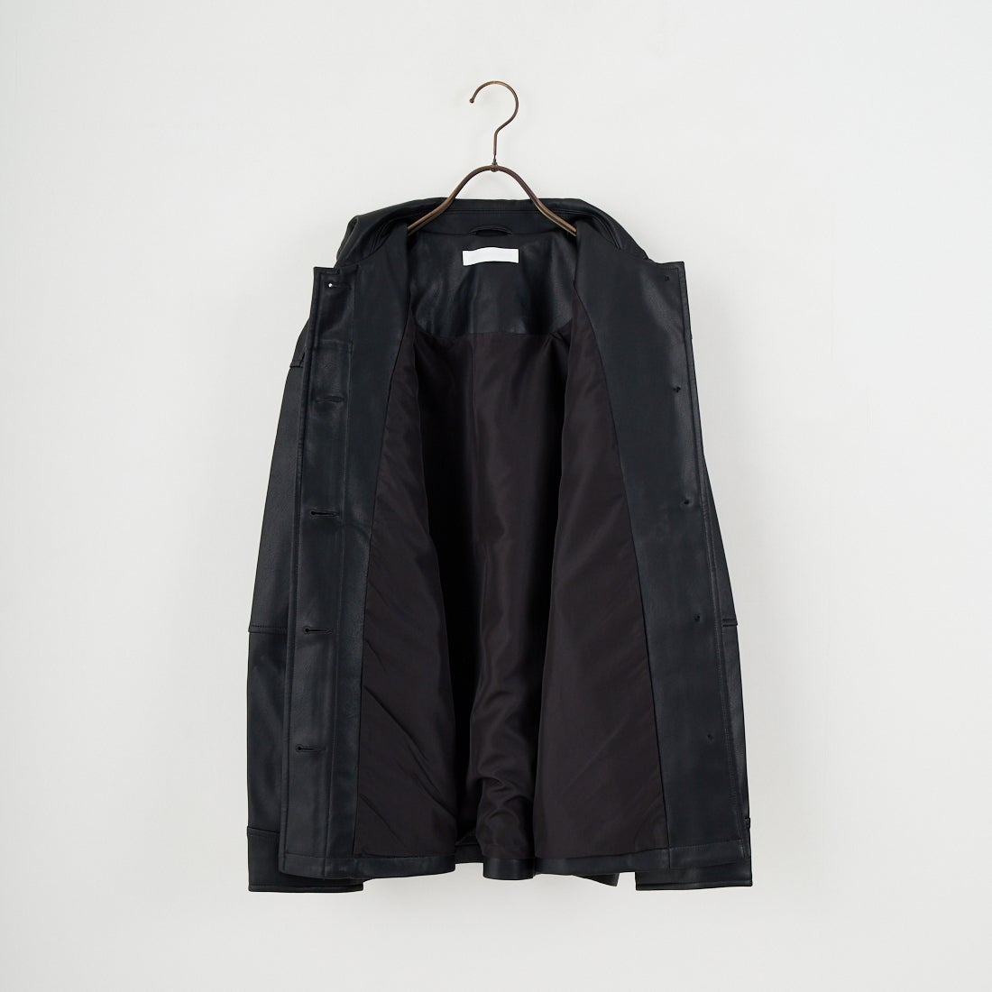 Jeans Factory Clothes [ジーンズファクトリークローズ] スリーブデザイン フェイクレザージャケット [25478-HN] BLACK
