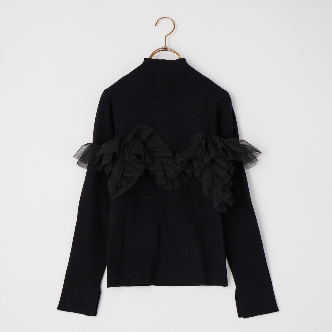 nenom [ネノム] マルチWAY チュールドッキングニットプルオーバー [NE25131042] 09 BLACK