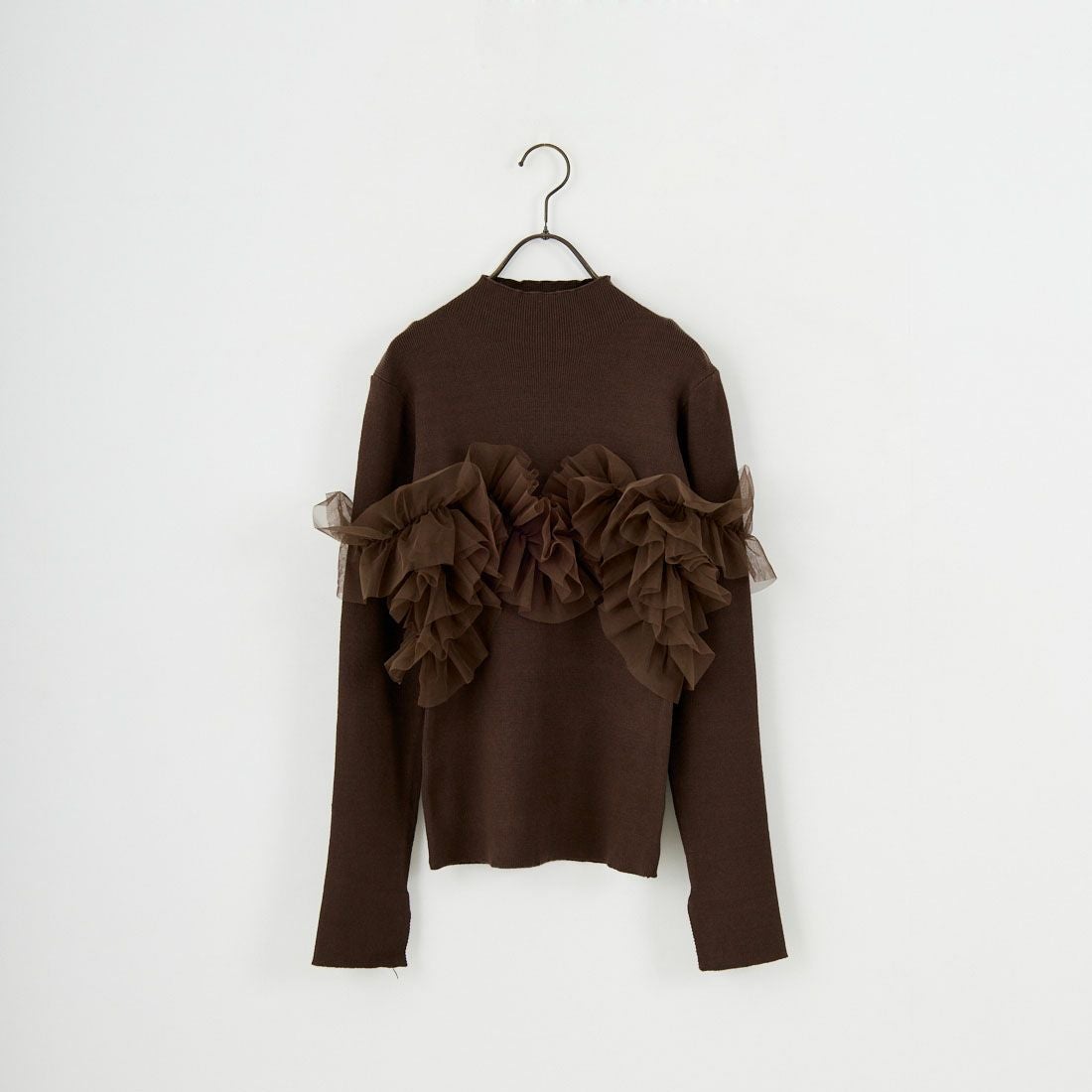 nenom [ネノム] マルチWAY チュールドッキングニットプルオーバー [NE25131042] 28 BROWN