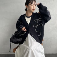 09 BLACK&&モデル身長：150cm 着用サイズ：F&&