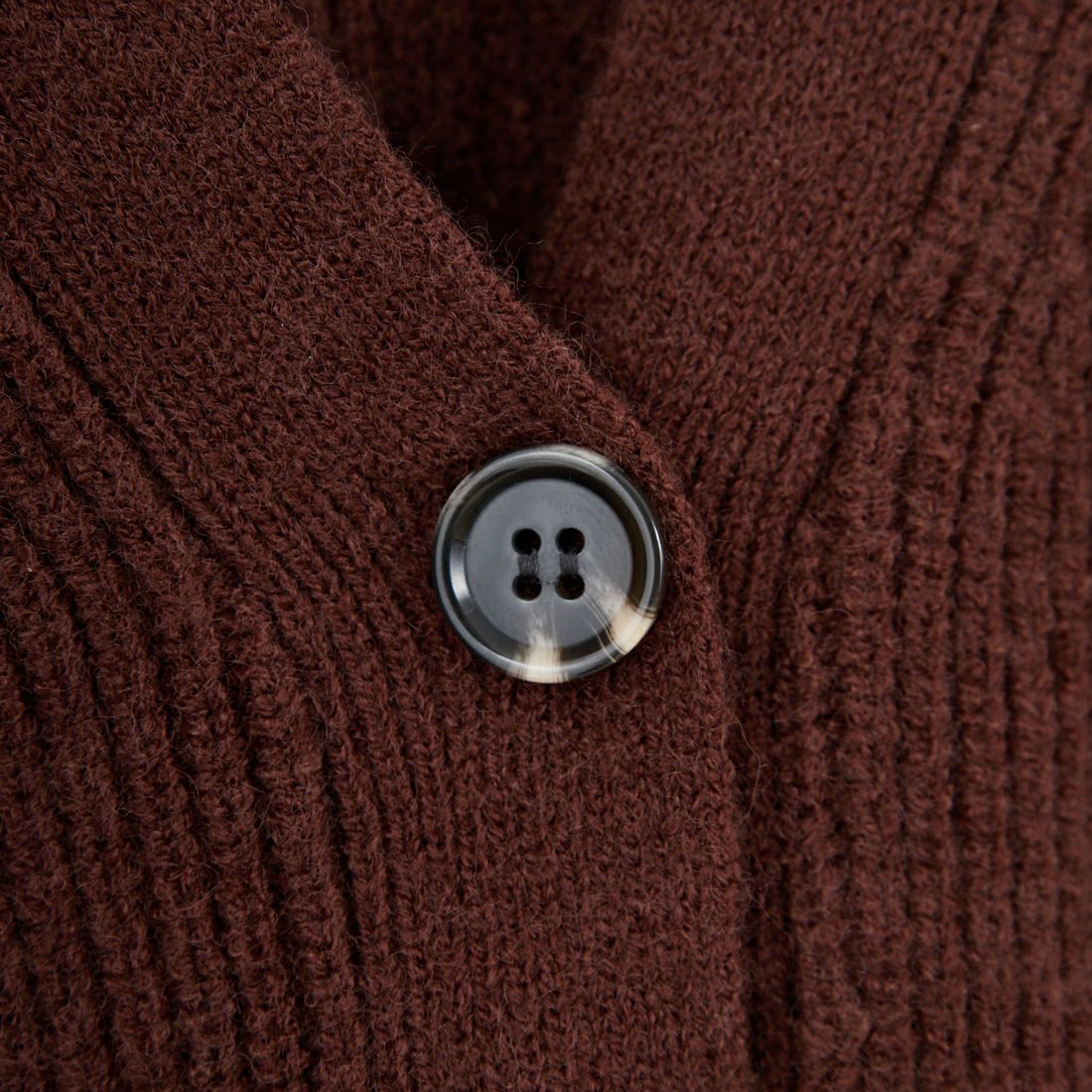 nenom [ネノム] コード刺繍 Vネックニットカーディガン [NE25131038] 28 BROWN