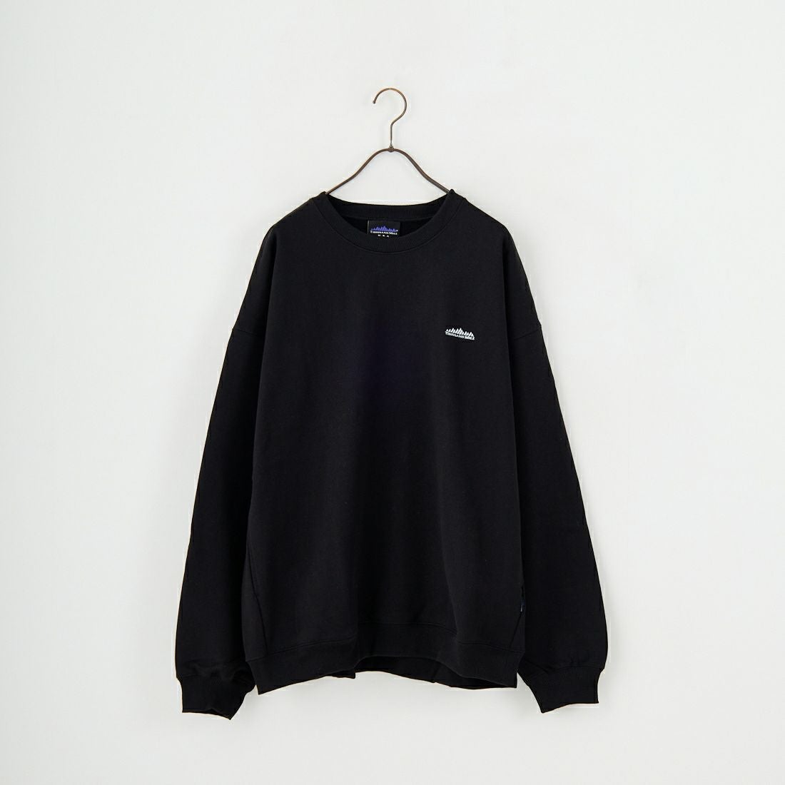 THOUSAND MILE [サウザンド マイル] 別注 バックプリント クルーネックスウェット [TM252UK50520-JF] 09 BLACK
