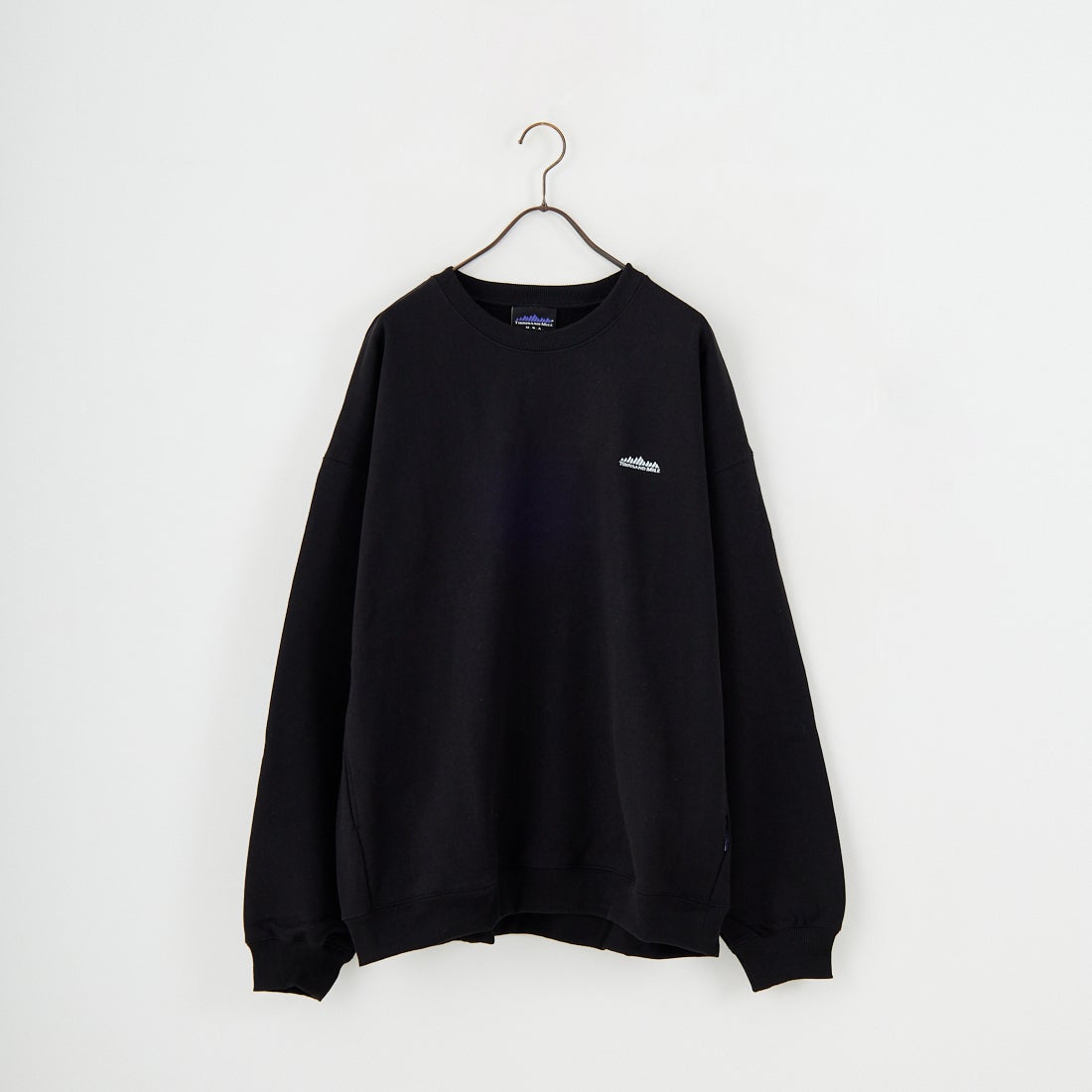 THOUSAND MILE [サウザンド マイル] 別注 バックプリント クルーネックスウェット [TM252UK50520-JF] 09 BLACK