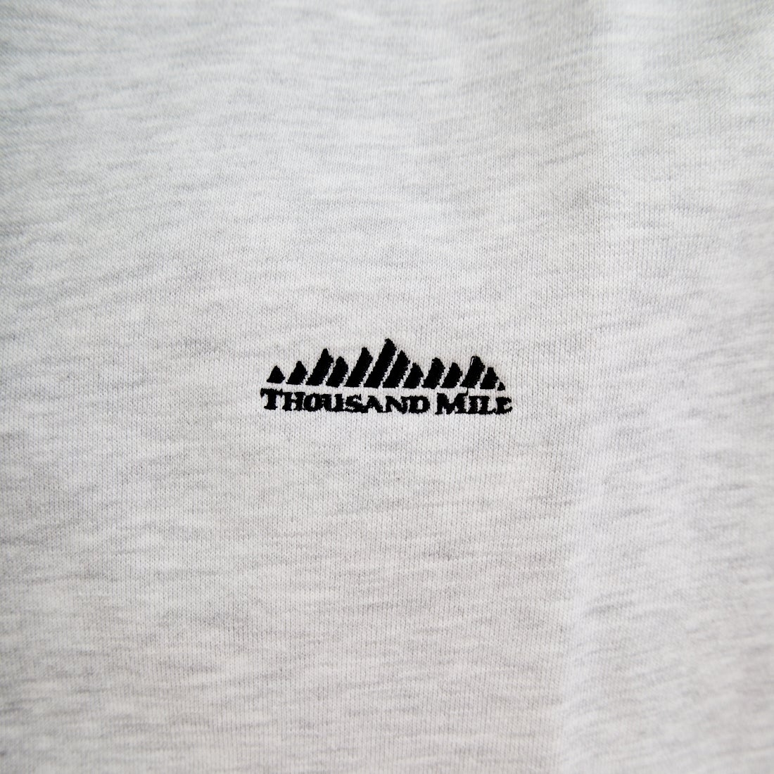 THOUSAND MILE [サウザンド マイル] 別注 バックプリント クルーネックスウェット [TM252UK50520-JF] 11 LT.GRAY