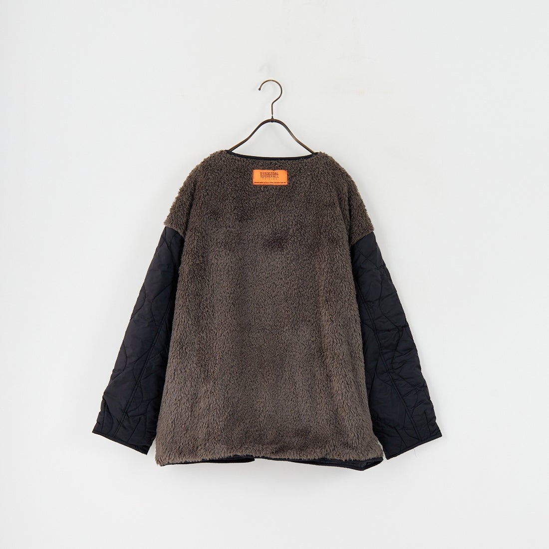 UNIVERSAL OVERALL [ユニバーサルオーバーオール] 別注 ボア切替 キルティングジャケット [U2532451IN-JF] BLACK